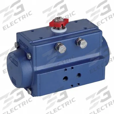 BONOMI Pneumatic Valve Actuator: 503 in-lb Force at 80 psi, PTFE Coated Aluminum - Spring-Return Valve Actuators