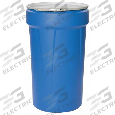 APPROVED VENDOR Transport Drum: HDPE, 55 gal, Lever Lock Ring, Unlined/No Interior Coating - Nestable Plastic Overpack Drums