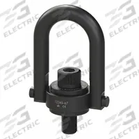 ADB HOIST RINGS Hoist Ring: Pivot/Swivel, Black Oxide-Coated Steel, 1"-8, Max. 10,000 lb (MPN 23105). Key specifications — Brand: ADB HOIST RINGS; Thread Size: 1"-8; Operation: Pulling.
