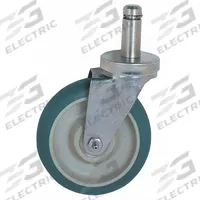METRO Replacement Caster: 250 lb Cap, Unfinished, Gray, 5 in H x 1 1/2 in W x 5 5/8 in D (MPN 5MDA). Key specifications — Color: Gray; Finish: Unfinished; Manufacturer Part Number: 5MDA; Brand: METRO.