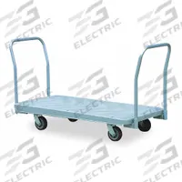 DAYTON Platform Truck: 2,200 lb, 60 in L x 29 1/2 in W x 40 in H Overall Dim., Gray, Plastic (MPN 2TUL1). Key specifications — attr1345828: Gray; attr1345811: (2) Rigid; attr1345838: DAYTON.