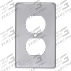 HUBBELL KILLARK Weatherproof Cover: Copper-Free Aluminum, FD/FS, Duplex Receptacles, 1 Gangs, 3R (MPN 1FAC). Key specifications — Brand: HUBBELL KILLARK; Color: Gray; Compatible with Product Type: Duplex Receptacles; Compatible with Series: FS; Mounting Orientation: Horizontal or Vertical.