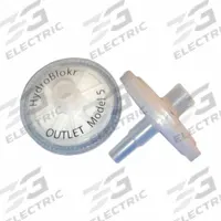 LABEXACT Syringe Filter: Non-Sterile, 0.8 um Pore Size, 100 mL Max Capacity - mL, 25 mm Housing Dia (MPN LE-HYBK5-25). Key specifications — Housing Material: Polypropylene; Inlet Connection Gender: Female; Inlet Connection Type: Male Slip; Outlet Connection Gender: Male; Brand: LABEXACT; Compatible Product Type: Pipette Controller; Filter Material: Hydrophobic Multi-Layer Barrier; Outlet Connection Type: Luer Slip.