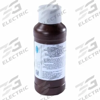 HACH Turbidity Standard: 100 mL Volume, 100 NTU, Bottle, Std, 2660242 - Turbidity Standards