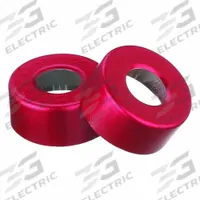 Lab Bottle Caps: 13 mm Dia, Red, Aluminum, Unlined, 1,000 Closures Included, Colored (MPN 224177-06). Key specifications — Closure Type: Open Top Cap; Clarity: Colored; Septa Included: No; Vented: No; Brand: WHEATON; Closure Color: Red; Closure Liner Material: Unlined.