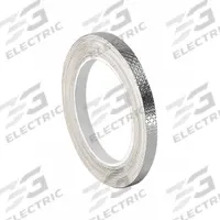 3M Conductive Electrical Tape: 1/2 in Wd, 6 yd Lg, 4 mil Thick, 600 V Volt Rating, Silver, Acrylic (MPN 1345)