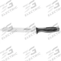 DEXTER RUSSELL Bread Knife: Scalloped, 15 in Overall Lg, Steel Blade, Black/Gray Handle, Stamped (MPN 29313). Key specifications — Sub-brand: V-Lo; Brand: DEXTER RUSSELL; Blade Material: Steel; Blade Type: Scalloped; Forged/Stamped: Stamped; Handle Color: Black/Gray; Handle Material: Santoprene/Polypropylene; Knife Type: Bread Knife.