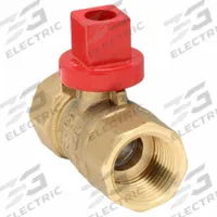 NIBCO Manual Two-Way Ball Valve: 1/2 in, Brass, Straight, FIP x FIP, 600 psi Max. Pressure (CWP) (MPN GB2A). Key specifications — Brand: NIBCO; Handle: Square.