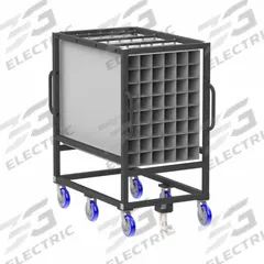VALLEY CRAFT Parts Cart: 600 lb, Gray, 54 in L x 36 in W x 67 in H, 5 in H x 5 in W x 54 in L (MPN EP3531-00). Key specifications — Color: Gray; Includes: (48) Compartments; Caster/Wheel Configuration: (2) Rigid; Brand: VALLEY CRAFT.