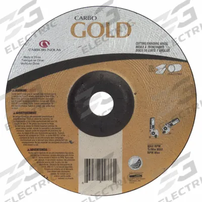 APPROVED VENDOR Cut-Off & Grinding Wheel: Type 27, 5" x 1/8" x 7/8", Aluminum Oxide - General Purpose Combination Wheels for Carbon & Stainless Steel