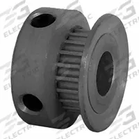 DAYTON Timing Pulley: Modified Curvilinear, Fixed, For GT Timing Belt Section, For 3 mm Belt Wd (MPN 20-2P03-6CA3). Key specifications — Brand: DAYTON; Finish: Clear Anodized; For Belt Series: Powerhouse®.
