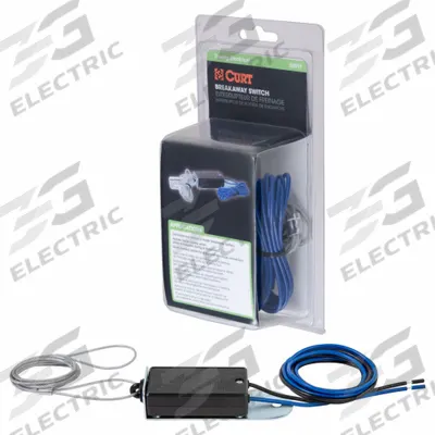 CURT Breakaway Switch: 20 ft Overall Lg, 1 in Overall Wd, 1 in Ht - Fleet and Vehicle Maintenance