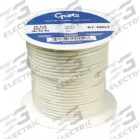 GROTE Automotive Wire: GXL, 100 ft, 1 Conductor, 18 AWG, White, 60 V Volt (MPN 87-9207). Key specifications — Brand: GROTE.