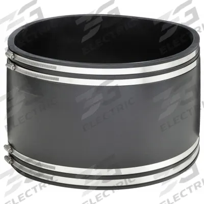 FERNCO Flexible Pipe Straight: PVC, For 15 in Pipe, Copper/Iron/PVC/Steel - Flexible Transition Pipe Fittings