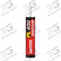 LOCTITE Construction Adhesive: PL 400, 10 fl oz, Cartridge, Tan, 7.5 g/L VOC Content Wt (MPN 1652275). Key specifications — Adhesive Color: Tan.