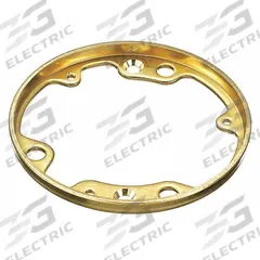 HUBBELL WIRING DEVICE-KELLEMS Cover Flange: Round, Brass, Hubbell, S5016. Key specifications — attr1046698: Hubbell; attr233058: HUBBELL WIRING DEVICE-KELLEMS; attr1046695: Cover Flange; attr1046697: B2529; attr1046701: S5016; attr1046702: Brass; attr1046708: Round.
