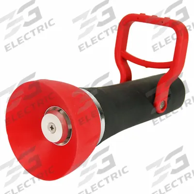 APPROVED VENDOR Fireman's Hose Nozzle: Adj Stream, Fireman Style, 100°F Max Temp, GHT - Twist & Firemen's Nozzles