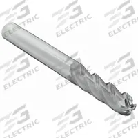 OSG Ball End Mill: Carbide, 4 Flute, 10 mm Mill Dia, 32 mm LOC, 76 mm OAL (MPN 464-3937-BN)