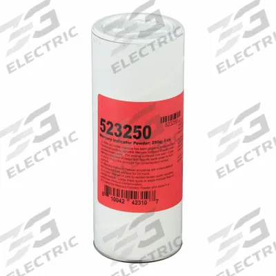 APPROVED VENDOR Indicator Powder: Canister (MPN 523250) - Mercury Indicating Powder