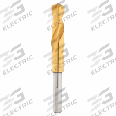 MILWAUKEE Reduced Shank Drill Bit: 3/4", 135° Split Point, TiN-Coated HSS - High-Speed Steel Silver & Deming Drill Bits