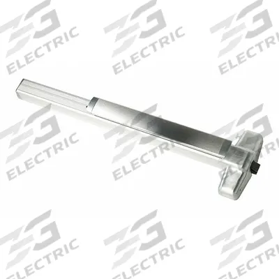 VON DUPRIN Surface Vertical Rod: 3 ft Max Door Wd - Surface Vertical Rod Push Bars