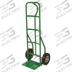 APPROVED VENDOR General Purpose Hand Truck: 800 lb, Single-Loop Handle, Green, Steel, Flat-Free (MPN C114-10FF). Key specifications — Brand: APPROVED VENDOR; Color: Green.