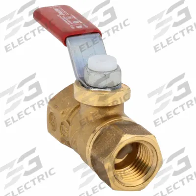 APPROVED VENDOR Manual Two-Way Ball Valve: 1/4 in, Brass, Straight, FIP x FIP - Brass Ball Valves
