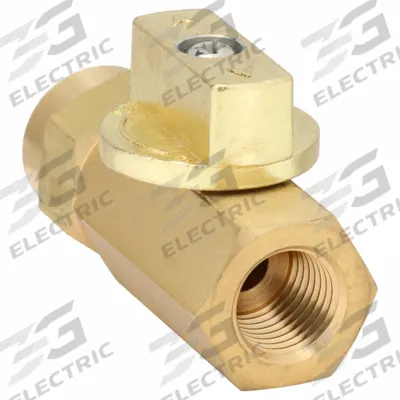 APPROVED VENDOR Manual Two-Way Ball Valve: 1/4 in, Brass, Straight, FNPT x FNPT - Mini Brass Ball Valves