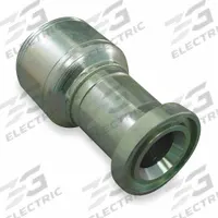 AEROQUIP Hydraulic Flange Fitting: 3/4 in Hydraulic Hose I.D., 3/4 in Hydraulic Flange Size (MPN 1A12FL12). Key specifications — attr95970: Straight; attr95968: Carbon Steel; attr98911: AEROQUIP.