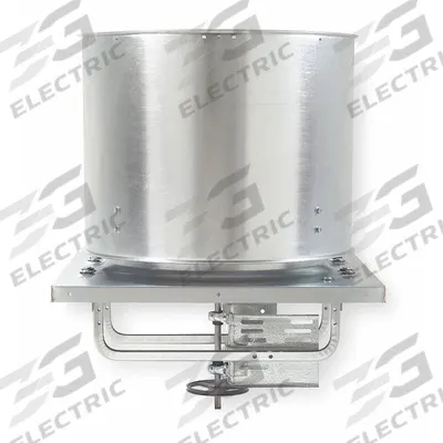Dayton Axial Upblast Roof Exhaust Fan: Belt Drive, 36 in Blade - Clean Air Belt-Drive Fans without Drive
