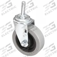 APPROVED VENDOR Stem Caster: Swivel, No Brake, 4 in Wheel Dia., 1 1/4 in Wheel Wd, Polyurethane, Std (MPN 32J840). Key specifications — attr1111099: APPROVED VENDOR; attr1111095: Gray; attr1176855: Swivel.