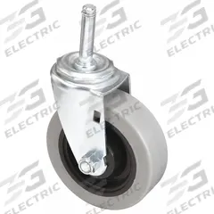 APPROVED VENDOR Stem Caster: Swivel, No Brake, 4 in Wheel Dia., 1 1/4 in Wheel Wd, Polyurethane, Std (MPN 32J840). Key specifications — attr1111099: APPROVED VENDOR; attr1111095: Gray; attr1176855: Swivel.