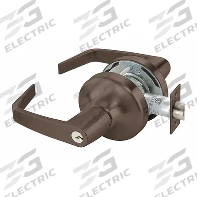 ASSA ABLOY ACCENTRA Door Lockset: Office Lever Locksets, Bronze, ADA Compliant