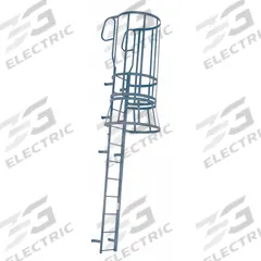 COTTERMAN Fixed Ladder with Safety Cage: 30 ft Overall Ht, 28 in Overall Wd, Steel, 27 Rungs (MPN M27WC C1). Key specifications — attr1050722: COTTERMAN; attr1050760: Assembled; attr1083696: 5.