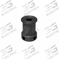 DAYTON Timing Pulley: Modified Curvilinear, Fixed, For GT Timing Belt Section, For 15 mm Belt Wd (MPN 16-3P15-6CA3). Key specifications — Brand: DAYTON; Finish: Clear Anodized; For Belt Series: Powerhouse®.