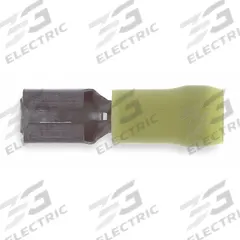 STA-KON Wire Disconnect: Female Socket, Yellow, Nylon, Partial Coverage, 12 AWG – 10 AWG Wire Size (MPN RC10-250F). Key specifications — attr1307035: STA-KON; attr1307036: RC10-250F.