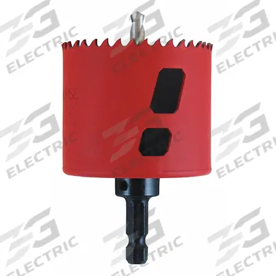 MORSE Hole Saw: 2 9/16 in Saw Dia., 5/6 Teeth per Inch, 1 7/8 in Max. Cutting Dp - Multi-Material-Cutting Hole Saws with Attached Arbor