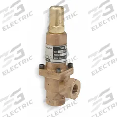 CASH VALVE Adjustable Back Pressure Relief Valve: FNPT x FNPT, 3/8 in x 3/8 in, Bronze (MPN K10BWA01-E5-0400). Key specifications — Brand: CASH VALVE.
