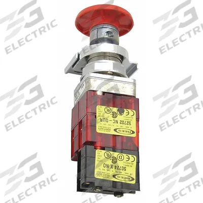 REES Emergency Stop Push Button: Non-Illuminated, Mushroom Head Profile, Non-Metallic - Mushroom-Head Push Buttons