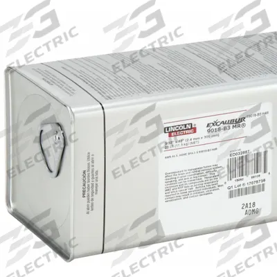 LINCOLN ELECTRIC Stick Electrode: Low-Alloy Steel, E9018-B3 H4R, 3/32 in x 14 in - E9018-B3 Stick Welding Electrodes