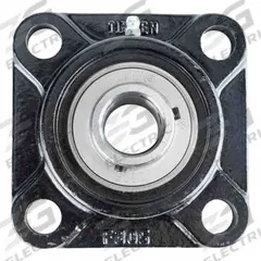 TIMKEN Flange Mount Bearing: Radial Ball, 35 mm Bore, Cast Iron, Set Screws, 135 mm Lg, 49 mm Wd (MPN UCF307). Key specifications — Bore Type: Cylindrical; Brand: TIMKEN; Lubricant Material: NLGI 2 Lithium Complex Grease; Mounting Bolt Size: M16; Split Housing: Not Split; System of Measurement: Metric.