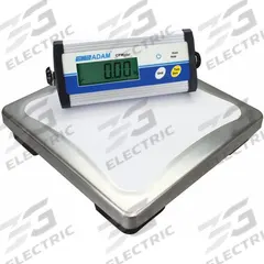 ADAM EQUIPMENT Industrial Bench Scale: 11 3/4 in x 11 3/4 in, Corded Remote, Stainless Steel (MPN CPWPLUS 6). Key specifications — Connection Ports: RS-232; Readability: 0.005 lb/0.002 kg; Brand: ADAM EQUIPMENT; Weighing Surface Material: Stainless Steel.