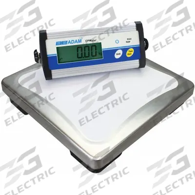 ADAM EQUIPMENT Industrial Bench Scale: 11 3/4 in x 11 3/4 in, Corded Remote - Bench Scales with Remote Indicator