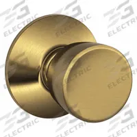 SCHLAGE Door Lockset: Passage Knob Locksets, Brass (MPN F10 BEL 609). Key specifications — Lockset Style: Bell.