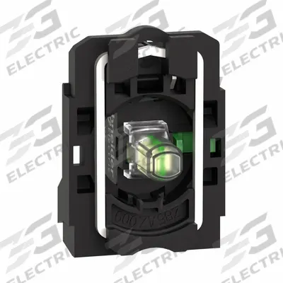 SCHNEIDER Lamp Module and Contact Block: 22 mm Panel Mounting Size, 1NO, White - Contact & Light Block Assemblies