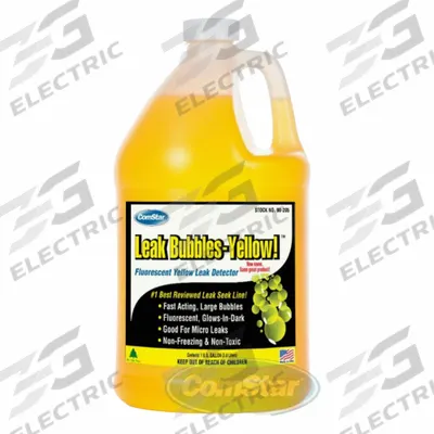 COMSTAR Gas Leak Detector: 1 gal, Yellow (MPN 90-205). Key specifications — Brand: COMSTAR. - Leak Detection Fluids