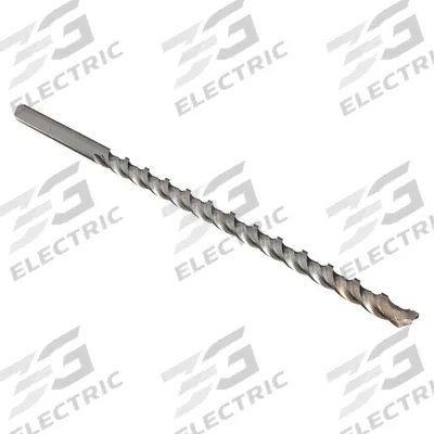 DEWALT Hammer Drill: 3/4 in Drill Bit Size, 7 in Max Drilling Dp, 12 in Overall Lg - 3-Flat Shank Masonry Drill Bits for Rotary Drills