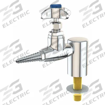 INSTOCK Needle Valve: Needle Valve, Threaded Shank, For Gas Media, 1 Handles, 1 Outlets - Laboratory Turrets & Valves
