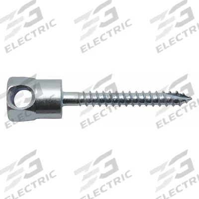 DEWALT Horizontal Rod Hanger: 3/8 in Overall Dia, 1 13/16 in Overall Lg, 1/4 in Screw Size - Rod Hangers for Wood