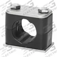 STAUFF Beta Clamp: Smooth Bore, 316 Stainless Steel Clamp, Polypropylene Cushion, For 1 Lines (MPN SP-535-ACT-DP-AS-U-W5-K-642012)